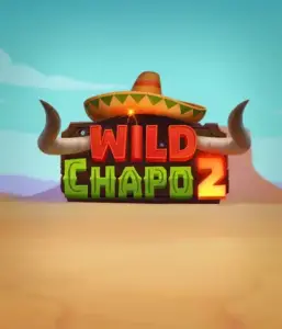 Experience the colorful Mexican desert with Wild Chapo 2 slot by Relax Gaming, featuring a whimsical bull wearing a sombrero set against a serene desert backdrop. This image captures the fun and adventure of the game, ideal for players who enjoy unique themes, offering a captivating play experience.