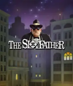 Step into the nefarious realm of The Slotfather slot by Betsoft, featuring a dominant mafia boss posed against a nocturnal cityscape. This graphic evokes the intense ambience of the organized crime, with the boss dressed in a sharp black suit and hat. Perfect for fans of crime-themed slots, offering a thrilling gaming experience. 