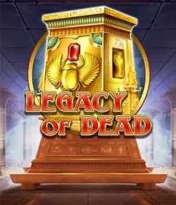 Play  Legacy of Dead slot by Play'n GO featuring complimentary spins and growing symbols, starting at bets from $0.10.